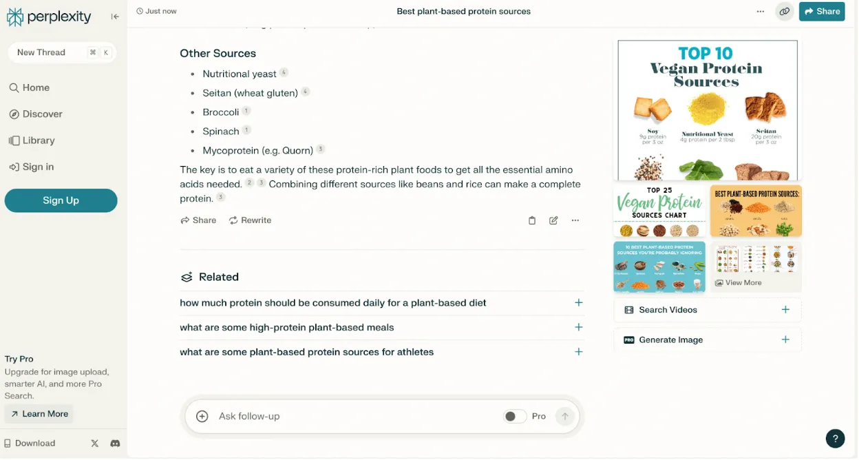 Perplexity Pro Search 深度搜索过程